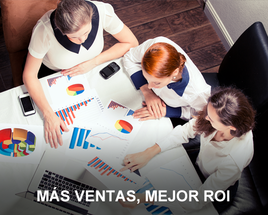 Más Ventas · Mejor ROI